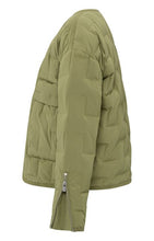 Lade das Bild in den Galerie-Viewer, Short nylon quilted jacket with zipper details
