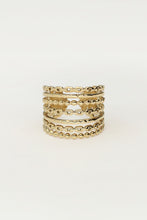 Lade das Bild in den Galerie-Viewer, Statement-Ring mit Ketten
