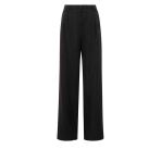 Linen mix woven wide leg trousers - L32