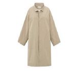Cotton woven oversized city coat